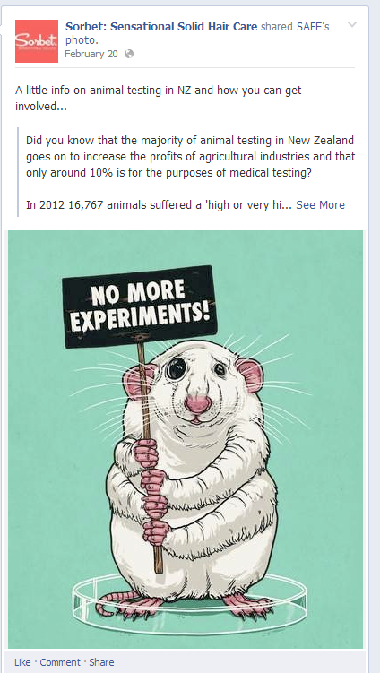 Animal testing post
