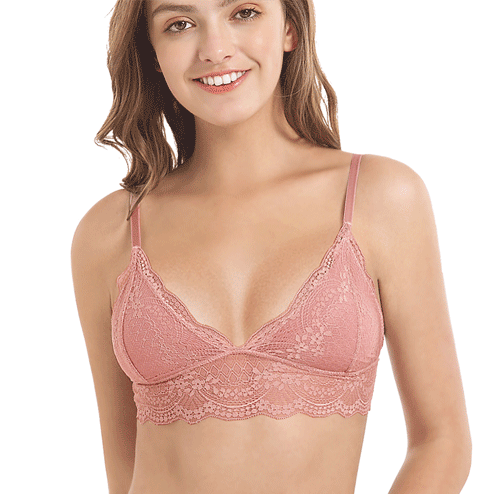 Dropship Lace Trim Push Up Bra to Sell Online at a Lower Price