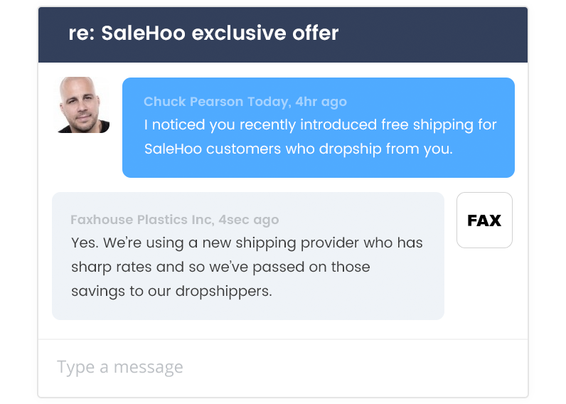  supplier directly in order to make an order with salehoo review